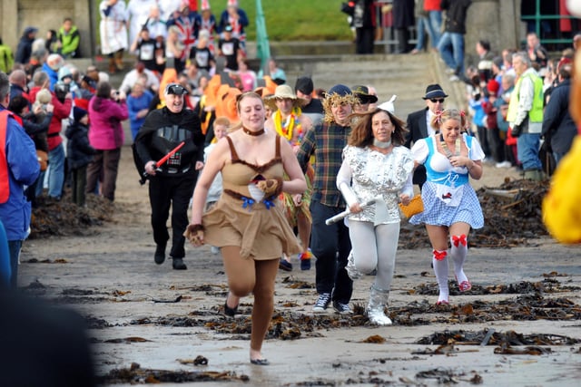 The Sunderland Lions Club annual Boxing Day Dip, at Seaburn in 2012. Were you there?