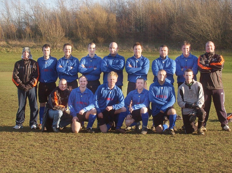 Board Inn FC pictured 19 years ago but we would like to hear from anyone who recognises the players from 2007.