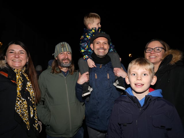 The Boxalls. Emsworth Christmas lights switch on, St Peter's Square, EmsworthPicture: Chris Moorhouse   (jpns 031221-42)