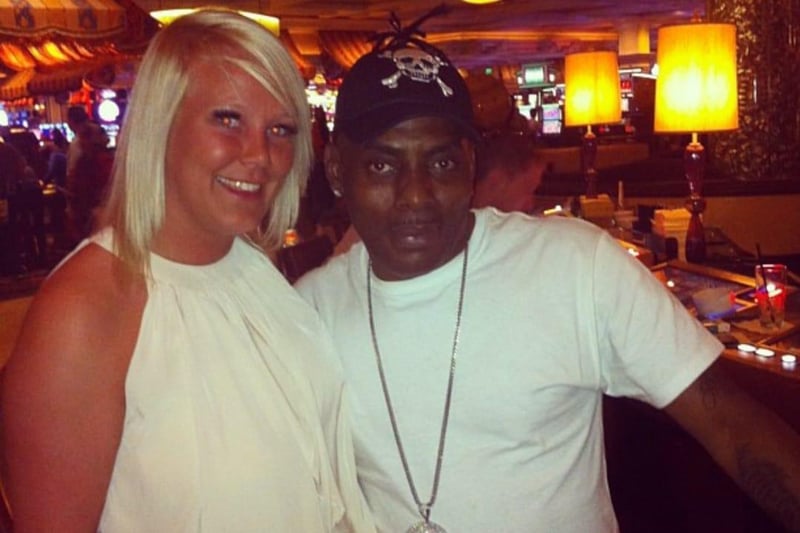 Nicola Notman was in Las Vegas when she was photographed with the superstar rapper.