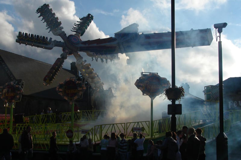 Buxton carnival funfair in 2007