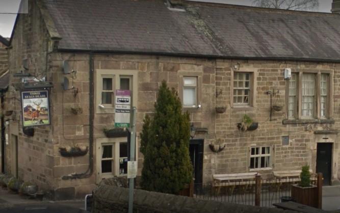 Three Stags Head, Main Road, Darley Bridge, Matlock, DE4 2JY. Rating: 4.5 out of 5 (154 Google reviews). "Great country pub, with nice beer garden, decent  beer and good food."