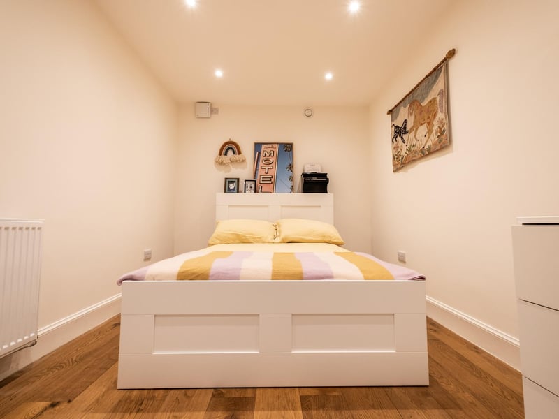 Ample space for a double bed
