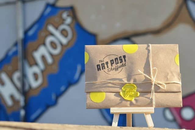 Rachael Sprague, 27, created the art subscription box The Art Post, which delivers postcards displaying Sheffield art to your door