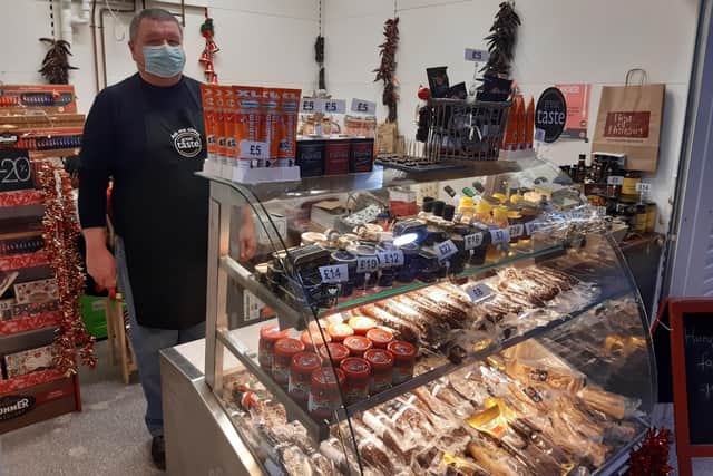 Zoltan Keresztes has opened a Hungarian deli in The Moor Market selling hampers, chocolates, meat and booze.