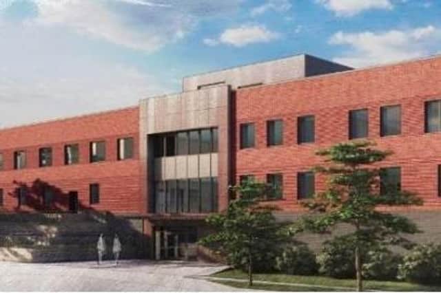 An image of a proposed new GP hub to be built on Rushby Street, Fir Vale, Sheffield that will not now go ahead. Picture: South Yorkshire NHS Integrated Care Board