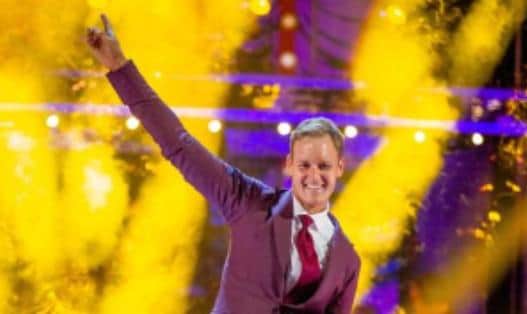 Strictly Come Dancing star Dan Walker has shared a snippet of this week's dance routine with partner Nadiya Bychkova from their training room at City Limits dance studio in Sheffield. Picture: BBC.