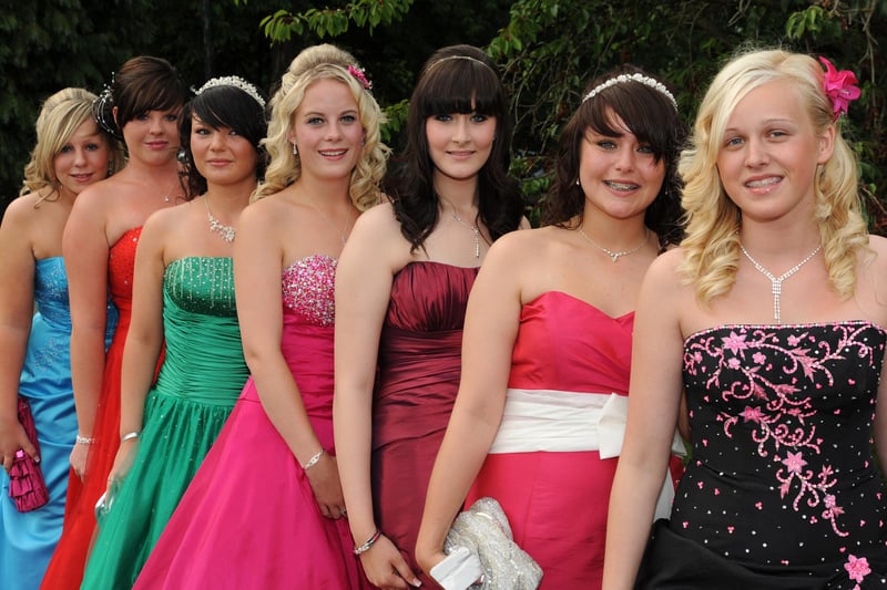 The prom was held at Ringwood Hall in Chesterfield