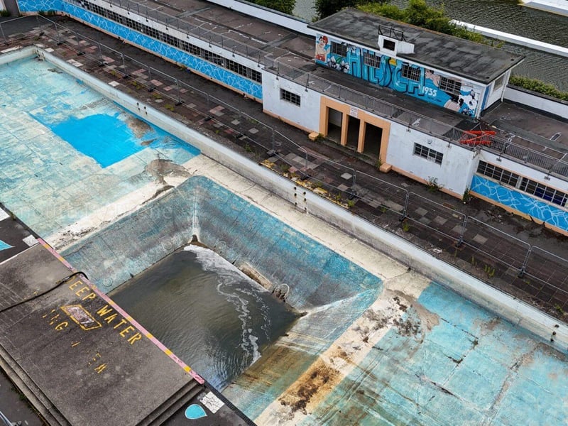 The Hilsea Lido is a multi-million pound project that has already made significant progress since work started.