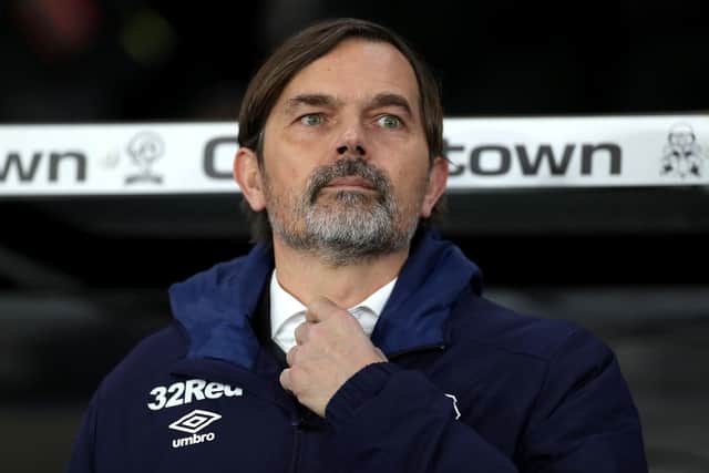 Derby County manager Phillip Cocu brings his side to Sheffield Wednesday tomorrow. Bradley Collyer/PA Wire.