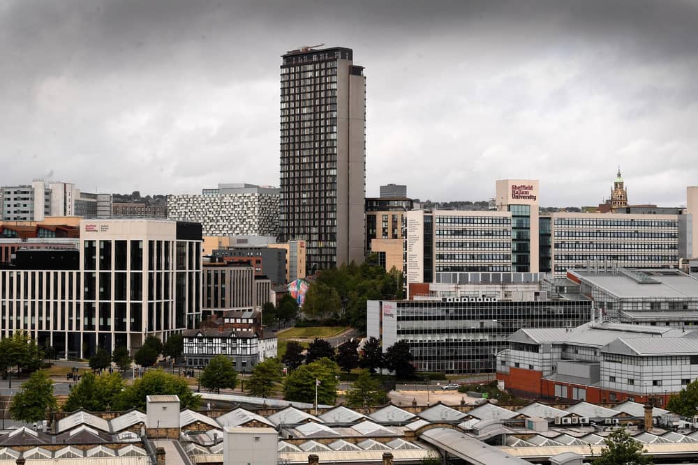 A view of the Sheffield skyline. PIC: Simon Hulme