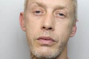 Pictured is Lee Wragg, aged 43, of Deer Park View, Stannington, Sheffield, who has been sentenced to 17 months and two weeks of custody after he admitted two counts of burglary and one count of failing to attend court.