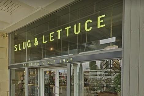 The Slug And Lettuce, Portsmouth, is a brilliant spot for cocktails if you are looking for somewhere to enjoy some drinks on Valentine's Day. 