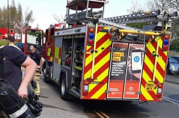 This image shows South Yorkshire fire fighters at a previous incident. Here the South Yorkshire emergency services have been sent out to Greenhill, Sheffield, after the unconfirmed reports of ‘an explosion’.