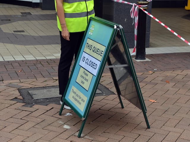 Sign outside Primark.