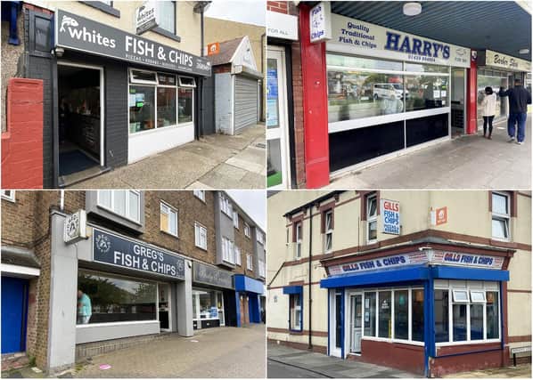Just some of the Hartlepool fish and chip shops ranked in the town's top 10 chippies according to Google ratings.