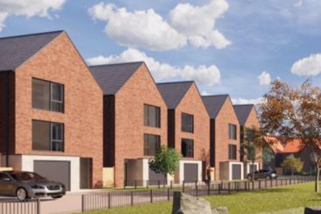 In the new year, work will start to build 153 homes on currently derelict land next to Chesterfield's Walton Hospital.