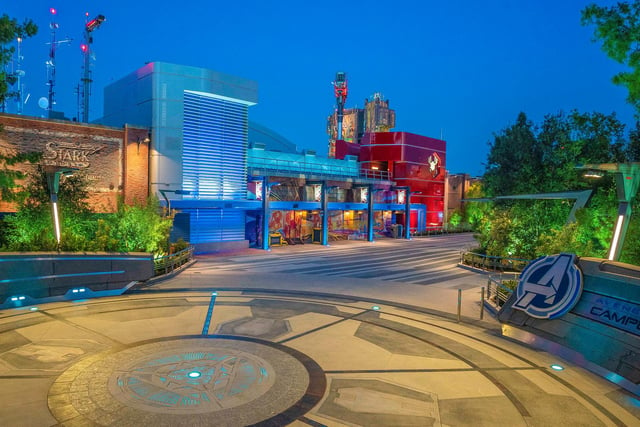 A view of the Avengers Campus. Picture: Christian Thompson/Disneyland Resort via Getty Images