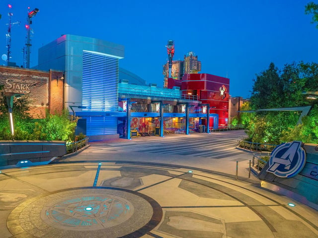 A view of the Avengers Campus. Picture: Christian Thompson/Disneyland Resort via Getty Images