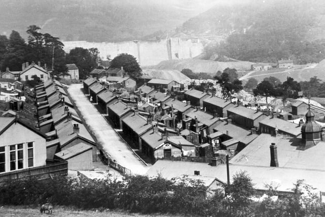 Birchinlee Village - the "Tin City" built for workmen constructing the Derwent Valley Dams - 1901-1914