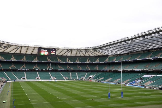 Twickenham Stadium is the home of England Rugby, the largest dedicated rugby union venue in the world and has also played host to America's leading sport when welcoming the NFL in 2017. Twickenham is ranked 12th in our list of stadiums to have the most hashtags according to RugbyLive  (Photo by Julian Finney/Getty Images)