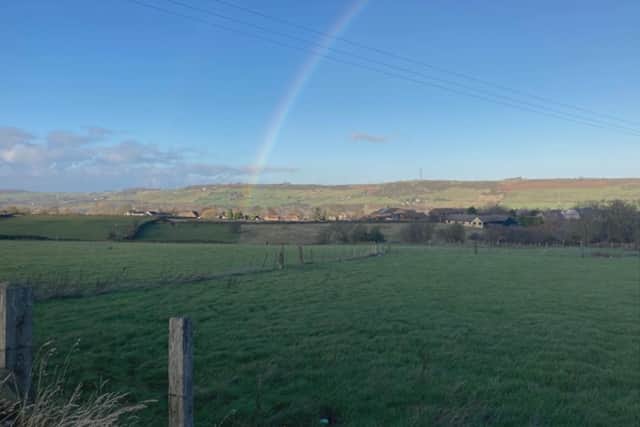 A Sheffield City Council image of fields at Hollin Busk between Stocksbridge and Deepcar where plans have been approved for 75 new homes