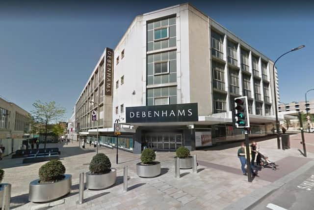 If Debenhams closes, what will happen to the empty site at the edge of Heart of the City 2? (Google Street View)