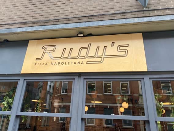 Rudy's Pizza.