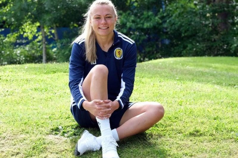 Edinburgh born Claire Emslie has been part of the Scotland set up since 2013 and scored Scotland Women's first ever goal at a World Cup when she scored against England Lionesses in 2019. Learning her trade in the US with college side Florida Atlantic Owls, she has turned out for giants such as Manchester City and Orlando Pride, while scoring seven goals in 30 Scotland caps.