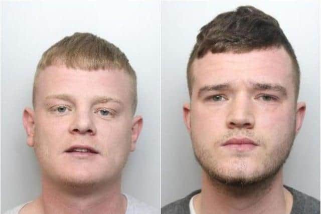 Stephen Dunford (left) and Brandon Bailey are to be sentenced tomorrow