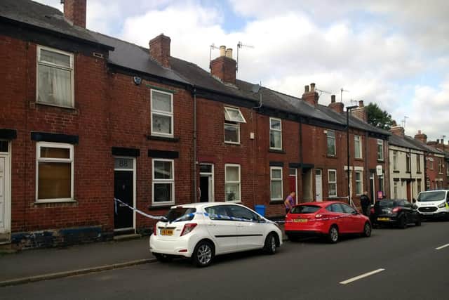 A man was stabbed in an attack in Valley Road, Heeley, Sheffield, this morning.
