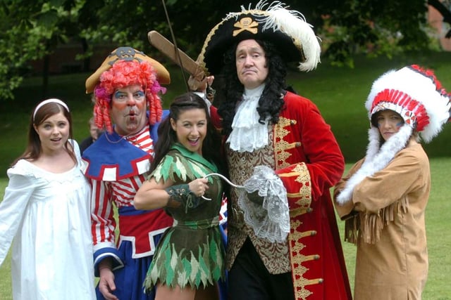 The Lyceum usually has a summer launch for its pantos and this one in June 2010 at Weston Park for Peter Pan featured Gemma Suton, Damian Williams, Hayley Tamaddon, Nigel Planer and Gemma Wardle