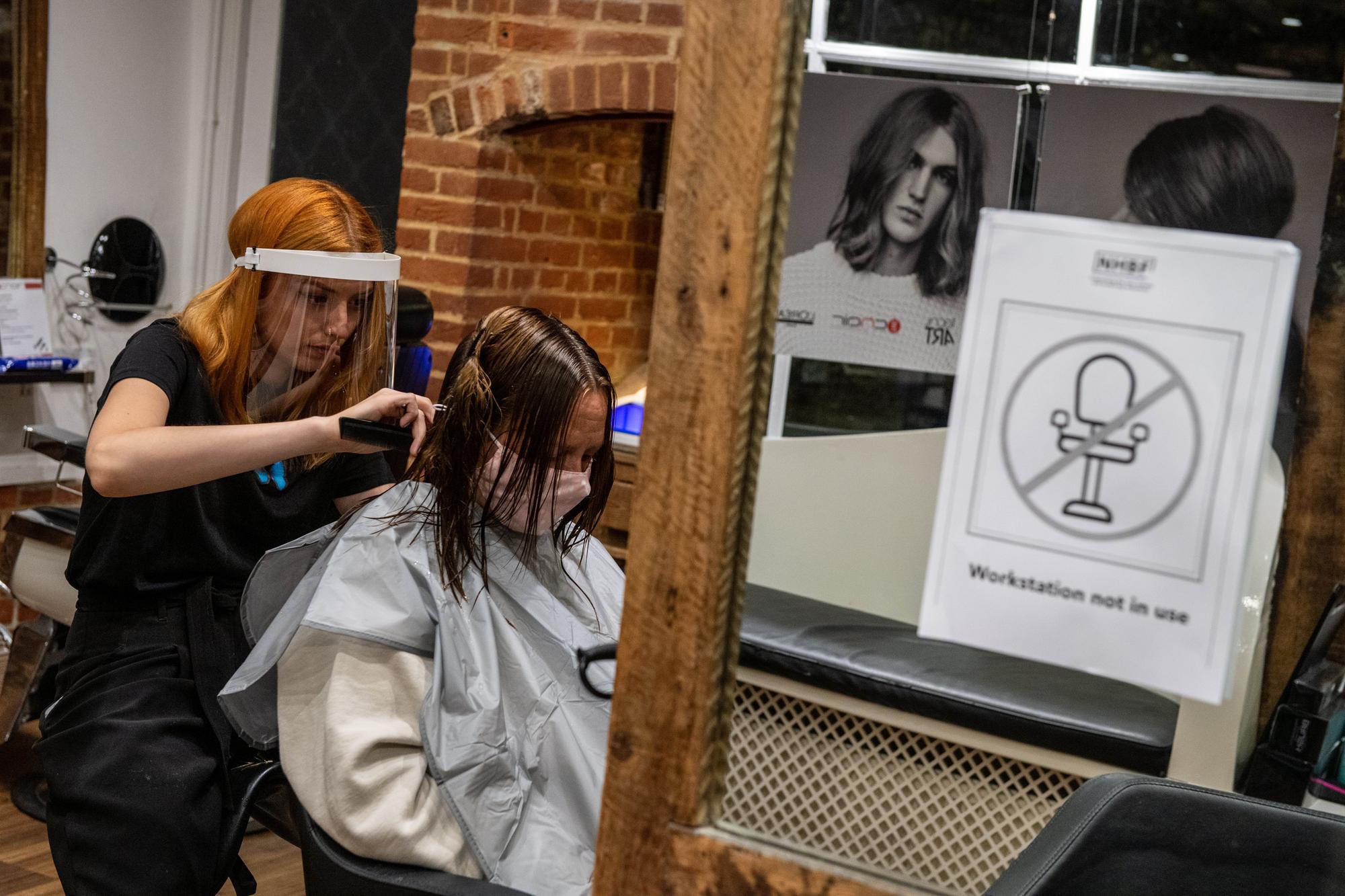 Hairdressers, garden centres and homeware stores reopen as lockdown easing begins on Easter Monday