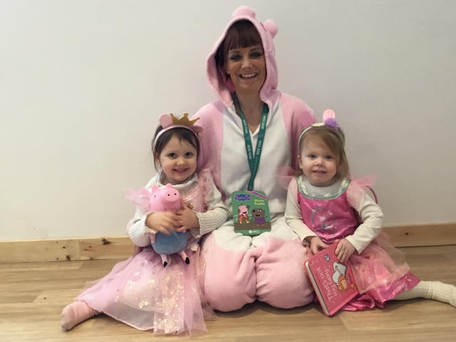 Children and staff dressed up as their favourite book characters