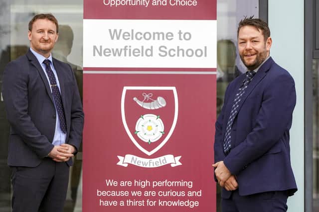 Newfield School deputy headteachers Chris Jenkinson (left) and Simon Dawson.