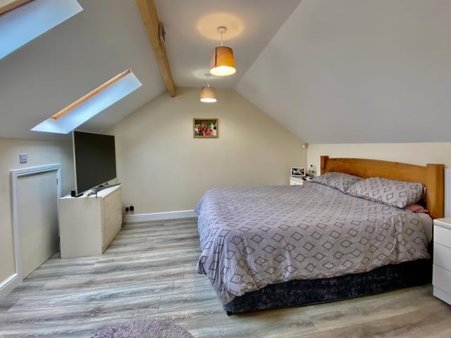 The master bedroom.