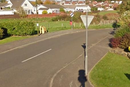 Nicolton Road in Rumford will be closed from the junction with Craigs Crescent for 1500 metres to the rail bridge to allow for carriageway resurfacing work. Picture: Google.