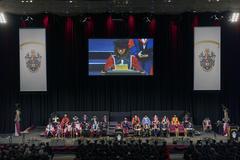 Sheffield Hallam University graduation ceremony at Pons Forge. Picture Scott Merrylees