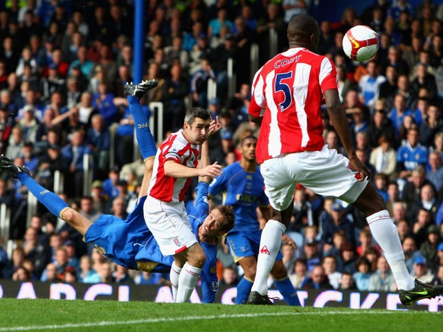 Often overlooked, but Crouch’s effort against Stoke was a textbook example of the overhead/bicycle kick.