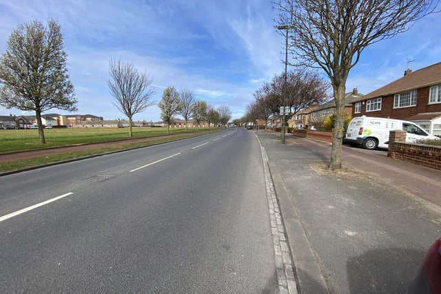 Another usually busy road was empty seen here on Catcote Road at Owton Manor. Picture by FRANK REID