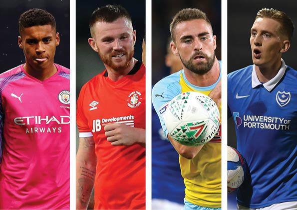 From left: Gavin Bazunu, Ryan Tunnicliffe, Clark Robertson and Ronan Curtis