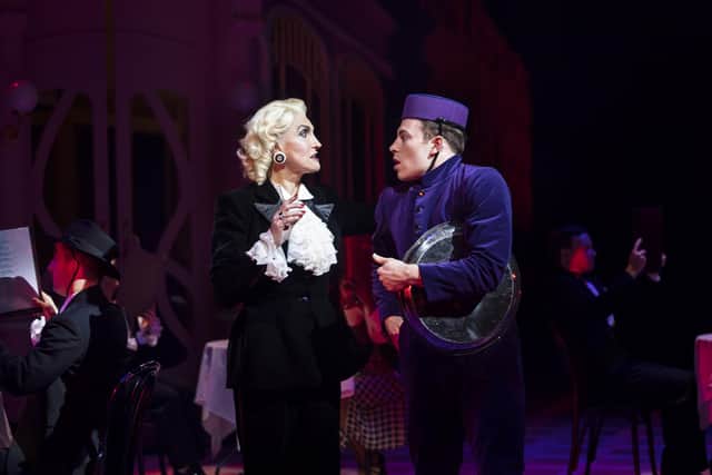 Adèle Anderson and Zac Adlam in She Loves Me, the Christmas musical at Sheffield Crucible Theatre