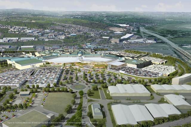 A bird's eye view of what Meadowhall could look like after the latest plans for a leisure destination at the Sheffield shopping centre were agreed by the city council planning committee