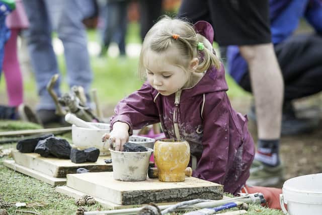 Activities at the Yorkshire Sculpture Park. Picture: Allan McKenzie.