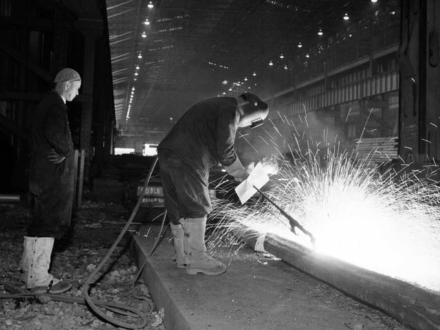 Colvilles Strip Mill in Ravenscraig, 1960s.