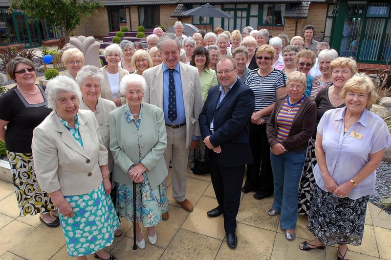 Volunteers at St Clare's Hospice who received long service awards in 2009 but are you among them?