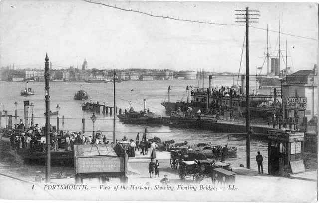 Portsmouth harbour 1911. Courtesy of Martin Halsey