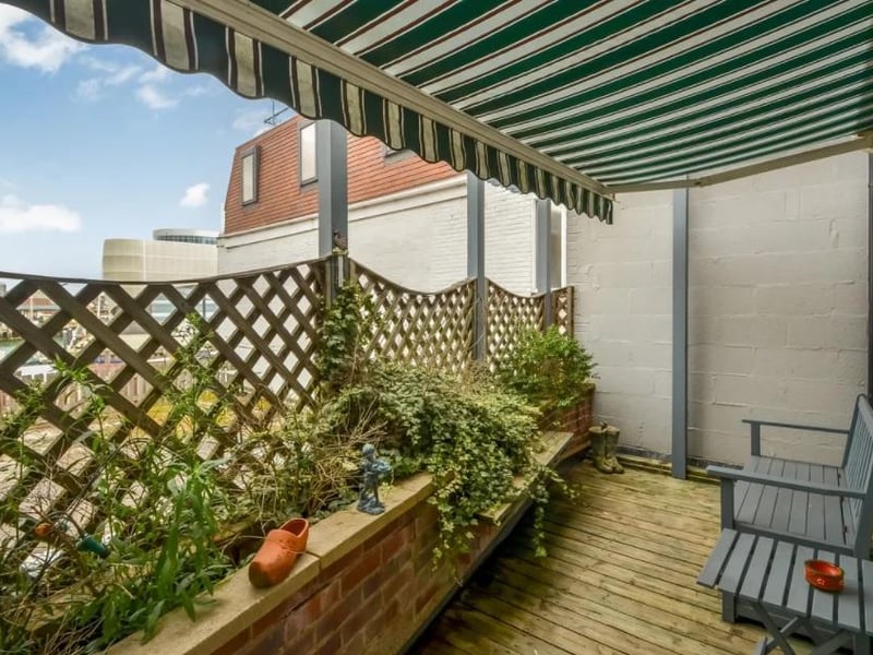 This townhouse in Bath Square, Old Portsmouth, has spectacular harbour views. It is on the market for £835,000.