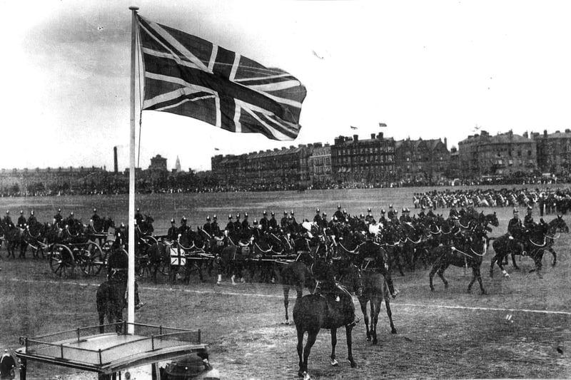 The 'largest parade ever witnessed' on Southsea Common in August 1913
