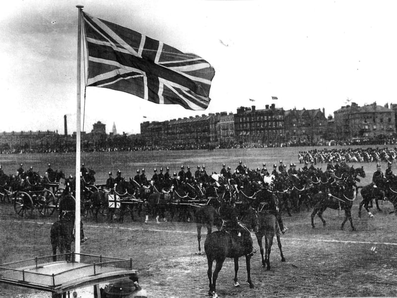 The 'largest parade ever witnessed' on Southsea Common in August 1913